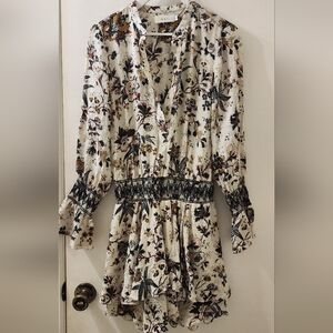 A.L.C Floral Long Sleeve Dress